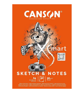 Canson Xsmart Sketch & Notes Çizim Defteri A4 90 gr 50 yp