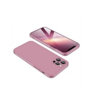 Apple iPhone 12 Pro Uyumlu Kılıf Zore Ays Kapak (Rose Gold Altın)