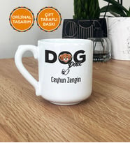 Kişiye Özel Dog Dad Hediye Kupa Bardak Oval Köpek Babası