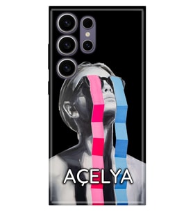 Samsung Galaxy S21 S22 S23 S24 S25 S26 Ultra Plus FE Kılıf İsim Yazılı Kişiye Özel - Model-41 (Çok Renkli)