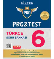 Bilfen Yayıncılık 6.Sınıf Pro&Test Türkçe Soru Bankası Yeni Ürün