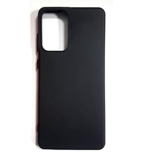 Galaxy A13 Ruber Case Yumuşak Slikon Kılıf (Siyah)