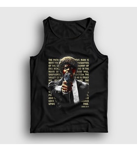 Presmono Unisex Siyah Ezekiel Film Pulp Fiction Atlet 249063tt