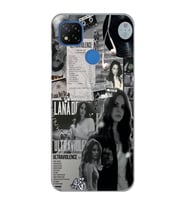 Redmi 9C / Redmi 10A Uyumlu Lana Del Rey Desenli Şeffaf Telefon Kılıfı