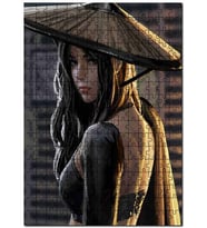 Cakapuzzle Kadın Fantazi Sanat Puzzle Yapboz MDF (Ahşap) (120 Parça)