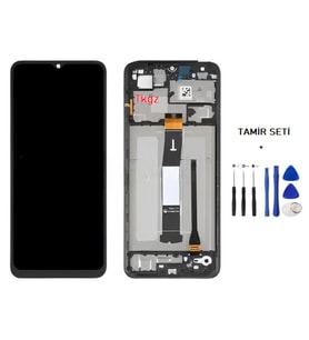 Xiaomi Redmi 12C Uyumlu Lcd Ekran Dokunmatik Servis ÇITALI + TAMİR SETİ