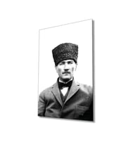 Miyrem Glasses Collection -A1^#  Atatürk Cam Tablo 4 mm Dayanıklı Temperli Cam (Çok Renkli)