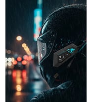 Mey İthalat® Evrensel Kask Uyumlu Bluetooth Intercom Kulaklık