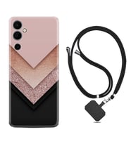 Tecno Pova 4 Kılıf Resimli Boyun Askılı İpli Desenli Silikon Great Marble 1405