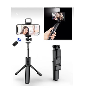 Işıklı Selfie Monopod, Masaüstü, Pratik ve Şık Fotoğraf Çekimi Aracı