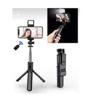 Işıklı Selfie Monopod, Masaüstü, Pratik ve Şık Fotoğraf Çekimi Aracı