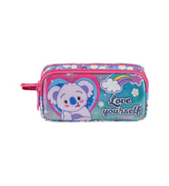 Muggle Kalem Çantası Cute Koala Mavi İki Bölmeli Kalemlik (Karışık)
