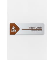 Lucena Tedavi Odası Ofis Oda Kapı İsimliği Yönlendirme Tabelası Levhası Kişiselleştirilebilir