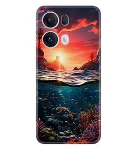 Oppo Reno 13 Pro Kılıf Boutique Baskılı Resimli Okyanus Pcode -067