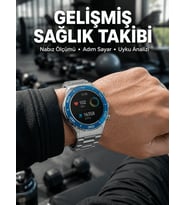2025 Model Yuvarlak Ekran Android ve İOS Uyumlu GPS Takibi Yapabilen Akıllı Saat Yeni Nesil