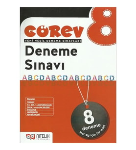 Nitelik Yayınları 8. Sınıf Görev 8'Li Deneme Sınavı