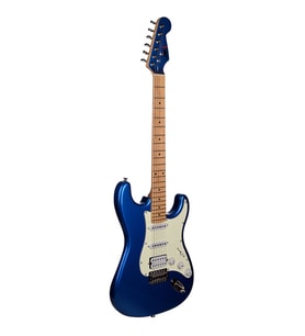 DMX Guitars DEG100 HSS TB Elektro Gitar (Transparent Blue)