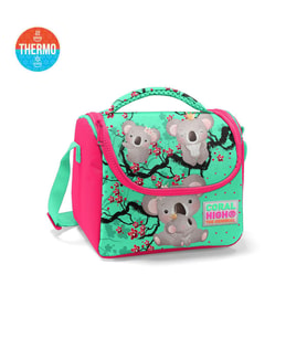 Coral High Kids Su Yeşili Neon Mercan Koala Desenli Thermo Beslenme Çantası 11713
