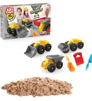*+Artcraft Iş Makineleri Kum Seti 750 gr 7272 (Karışık)