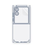 SChitec Xiaomi MIX Flip 2 Uyumlu Fullbody Arka Kaplama Hidrojel Koruyucu Film