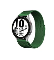 Mey İthalat® Galaxy Watch 4 Metal Mıknatıslı Kordon - Haki Yeşil