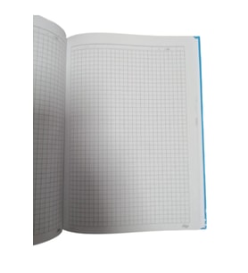 Sert Kapak 120 Yaprak Defteri Kareli 17*24 cm (Turuncu)