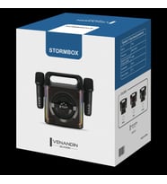 Venandin Stormbox Karaoke Çift Mikrafonlu Speaker Çift Mikrofonlu Taşınabilir Hoparlör