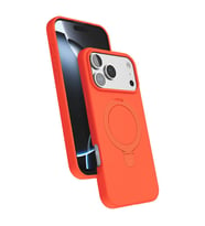 Apple İphone 17 Pro Max Regal Magsafe Standlı Kapak - Turuncu