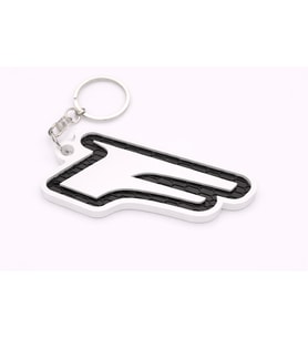 3D Baskı Spor Logo Anahtarlık – Kabartmalı Modern Tasarım, Dayanıklı Araba & Motor Anahtarlık