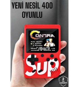 Taşınabilir Mini Oyun Konsolu 400 Oyunlu Çocuklar için