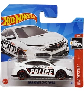 Hot Wheels Tekli Arabalar 2018 Honda Civic Type R Hkj21 (Çok Renkli)