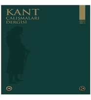 Kant Çalışmaları Dergisi Sayı: 3 - 2024
