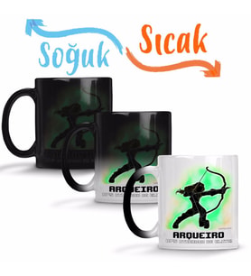Arqueiro Rpg Sihirli Kupa Bardak Porselen