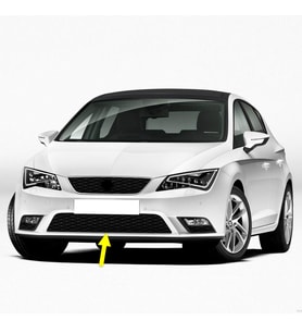 Seat Leon 2013-2016 Ön Tampon Orta Izgara Petek 5F0853667