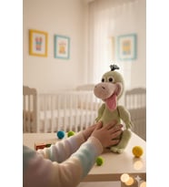 El Yapımı 30 cm Sevimli  Dino