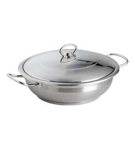 Royal Gastro 26 cm Basık Çelik Tencere