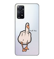 Redmi Note 11 Pro Uyumlu Duck You Tasarımlı Şeffaf Telefon Kılıfı