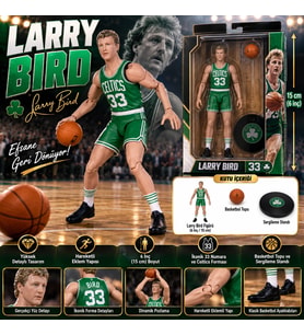 Larry Bird 15 cm Eklemli Figür (Legend Series)