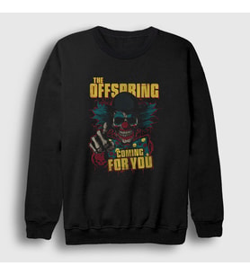 Presmono Unisex Siyah Clown The Offspring Sweatshirt 176960tt