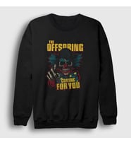 Presmono Unisex Siyah Clown The Offspring Sweatshirt 176960tt
