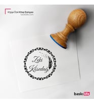 Kişiye Özel Kitap Damgası Kitap Mührü Kaşe Kitap Mühür Özel Damga 27