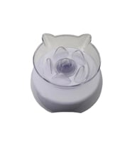Pet Bowl Yavaş Besleme Kedi ve K.Irk Köpek Mama Kabı 250 Ml (Beyaz)