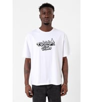 Christmas Vibes Beyaz Erkek Oversize Tshirt