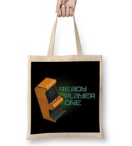 Ready Player One Retro Arcade Logo Bez Çanta Uzun Saplı