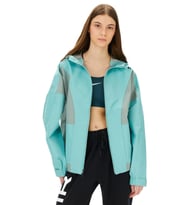 Nike Trail Gore-Tex Infinium Running Jacket Yağmur Geçirmez Bol Kesim Kapüşonlu Kadın Yağmurluk Yeşil