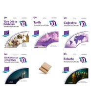 Palme 10. Sınıf 2027 Maarif Edebiyat Tarih Coğrafya Din ve Felsefe 5li Set Soru Bankası + Telefon Standı