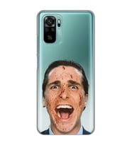 Xiaomi Redmi Note 10 / Note 10S Uyumlu American Psycho Tasarımlı Şeffaf Telefon Kılıfı