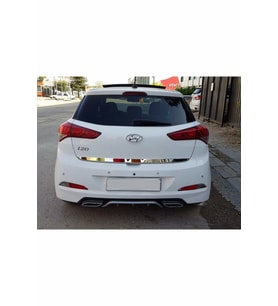 Hyundai I20 Formlu Krom Bagaj Alt Çıtası 2014 2015 2016 2017 2018 2019 2020