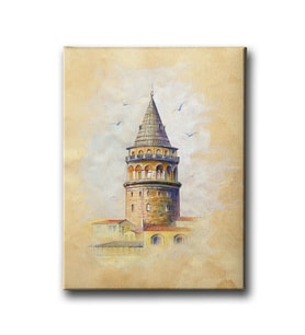 Galata Kulesi Canvas Tablo İSTD102