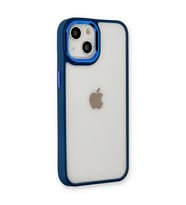 iPhone 14 Plus Kılıf Dora Kapak - Mavi